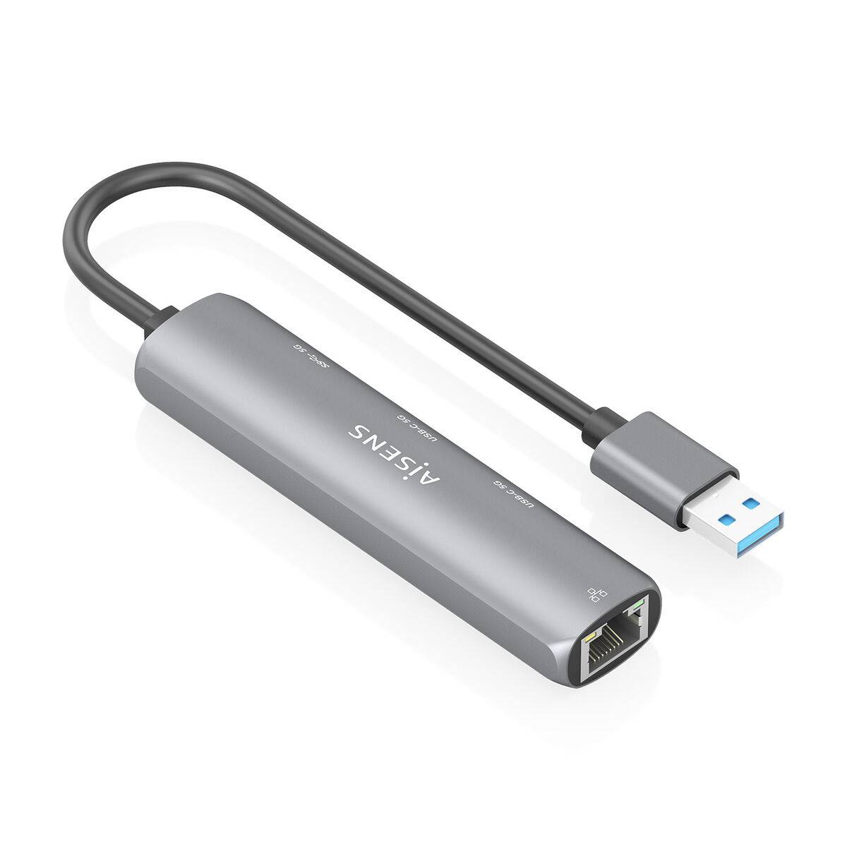 Hub USB Aisens ASUC-4P036-GR Gris