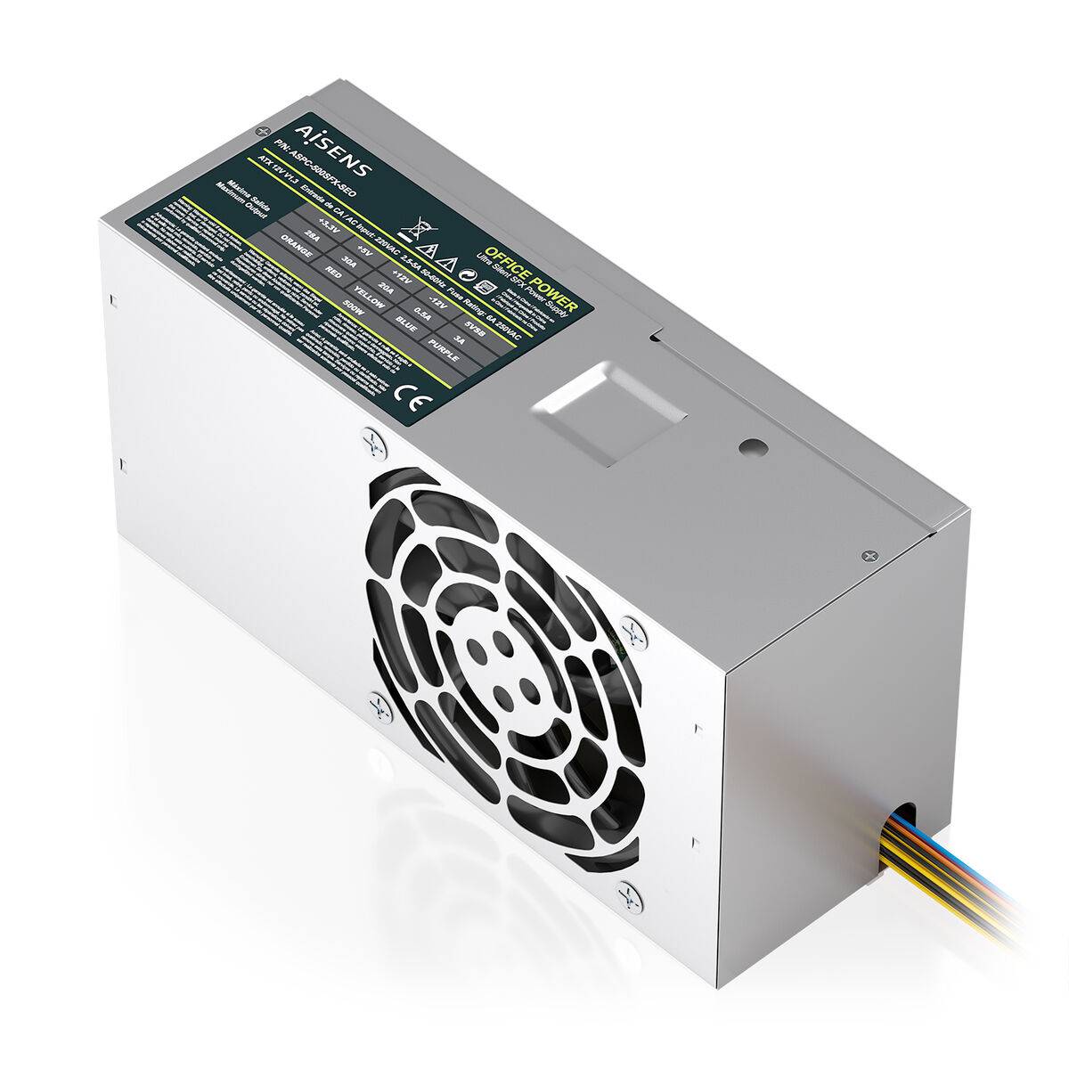 Fuente de Alimentación Aisens ASPC-500TFX-SEO 500 W 50 W