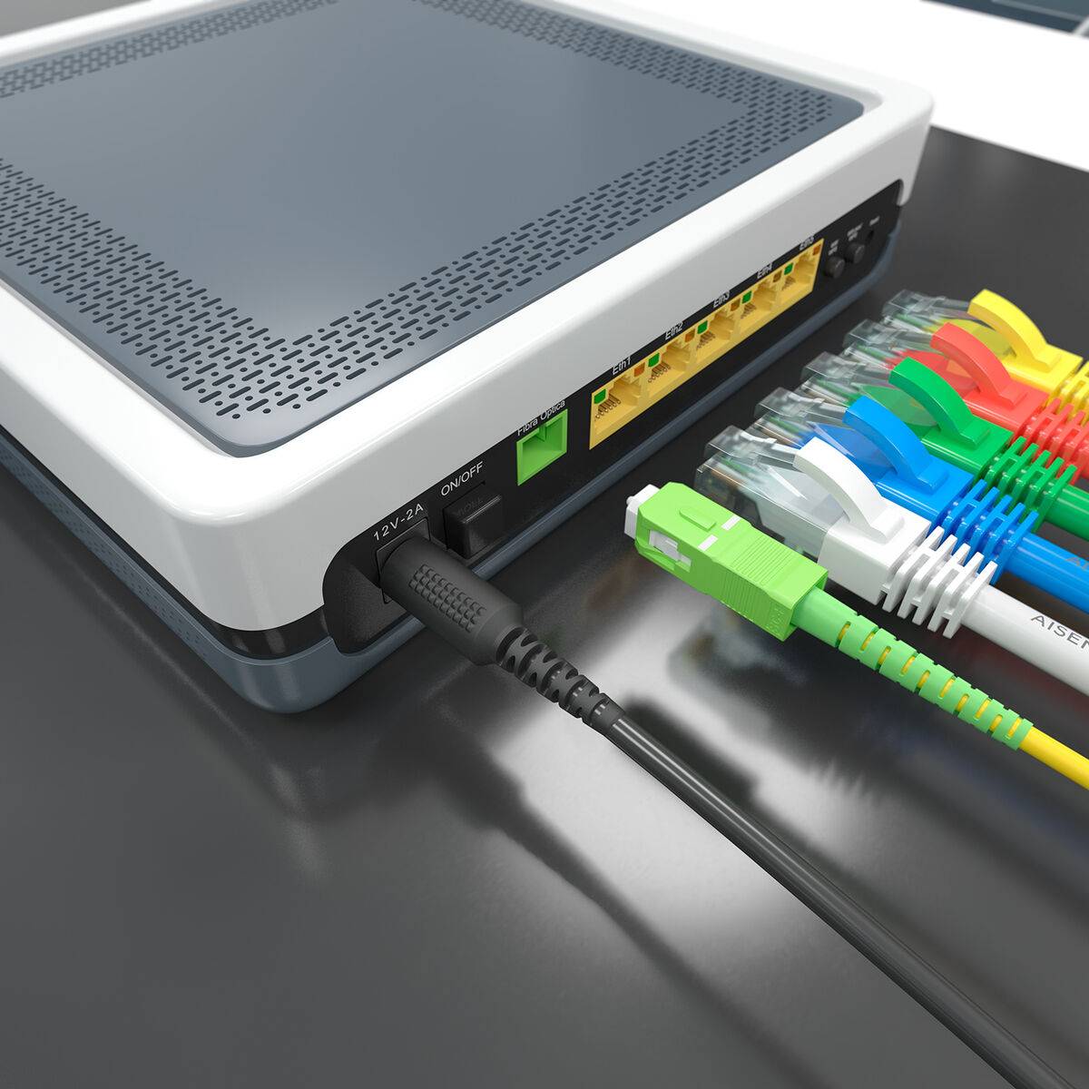Cable fibra óptica Aisens A152-0984 10 m