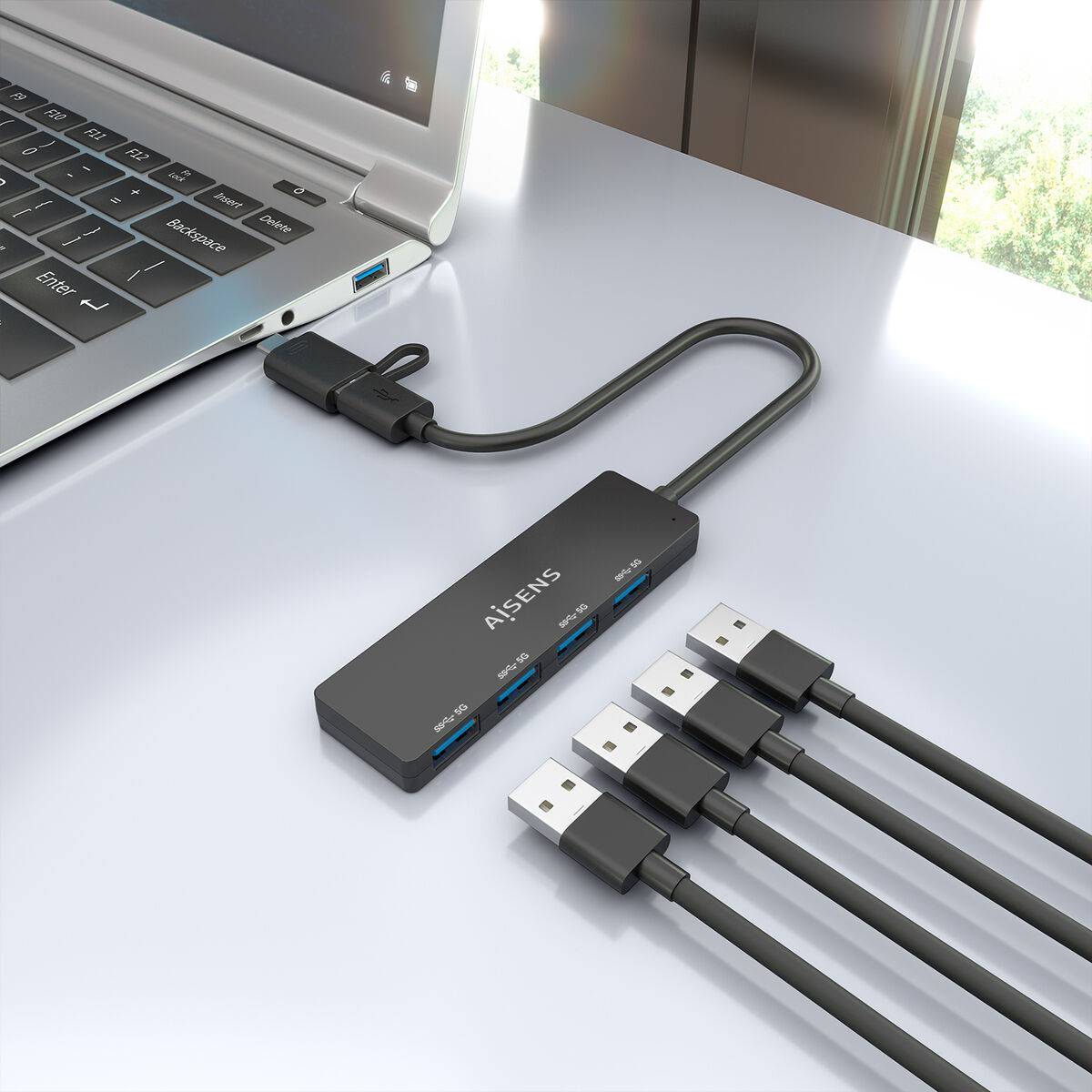 Cable USB Aisens A109-0987 Negro