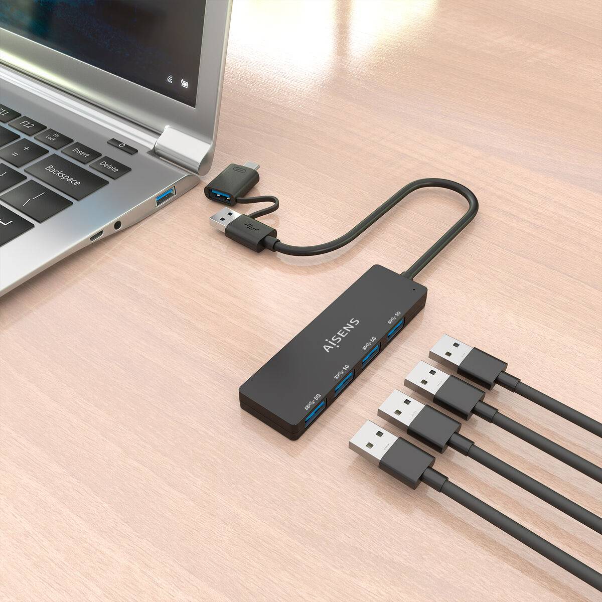 Cable USB Aisens A109-0987 Negro