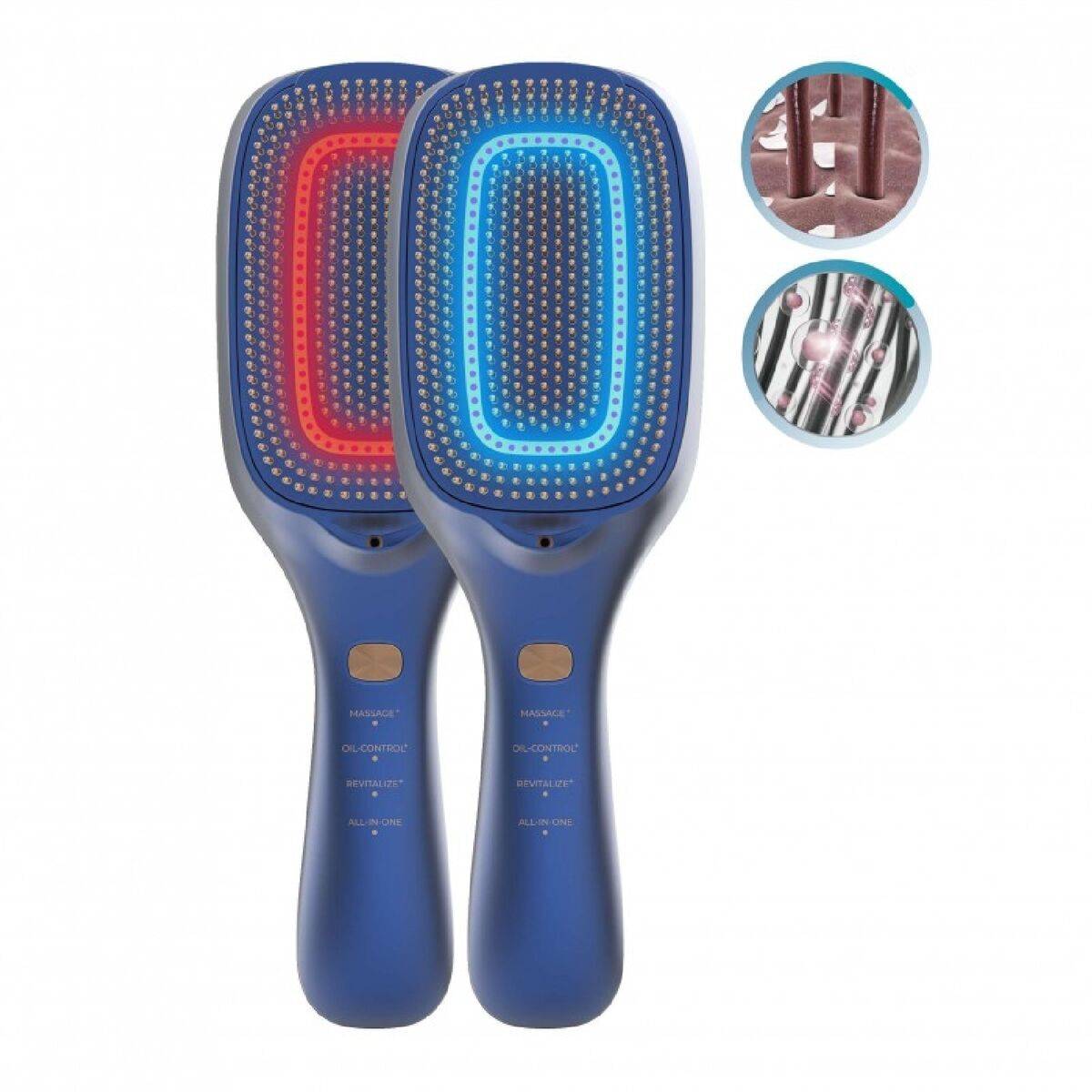 Cepillo Regenerador Capilar Cecotec HairCare Revitalize Blue