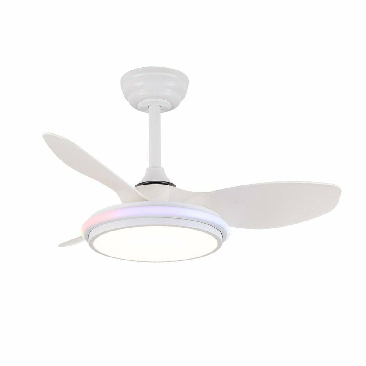 Ventilador de Techo CristalRecord STEL EVO MINI RGB RETRAC Transparente