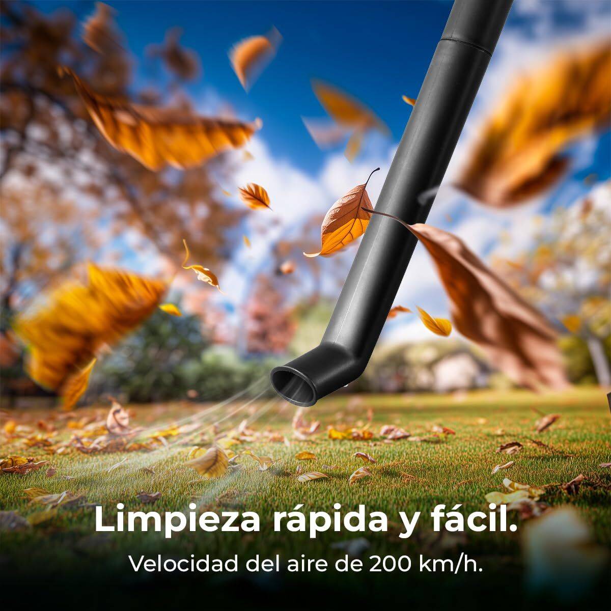 Cecotec Soplador batería AirForce 2120 FreeMove 21V multifunción aspira e infla negro