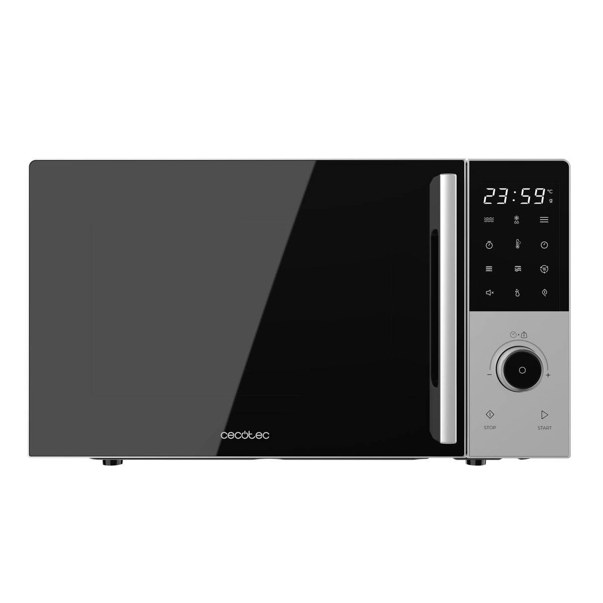 Cecotec Microondas con Grill Proclean 2500 25L Negro 2200W Digital Inox Temporizador