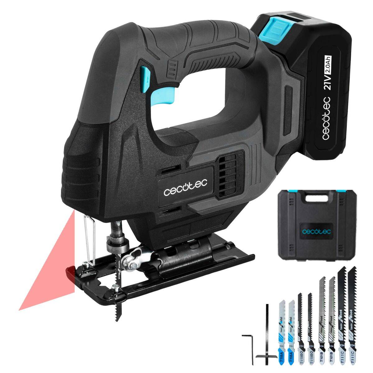 Sierra de Calar Cecotec MultiCut 500 Vision Liberty 500 W 3000 spm 20 V