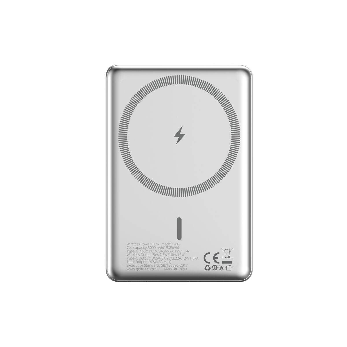 Powerbank DCU DCU 5K MAGSAFE Plata 5000 mAh