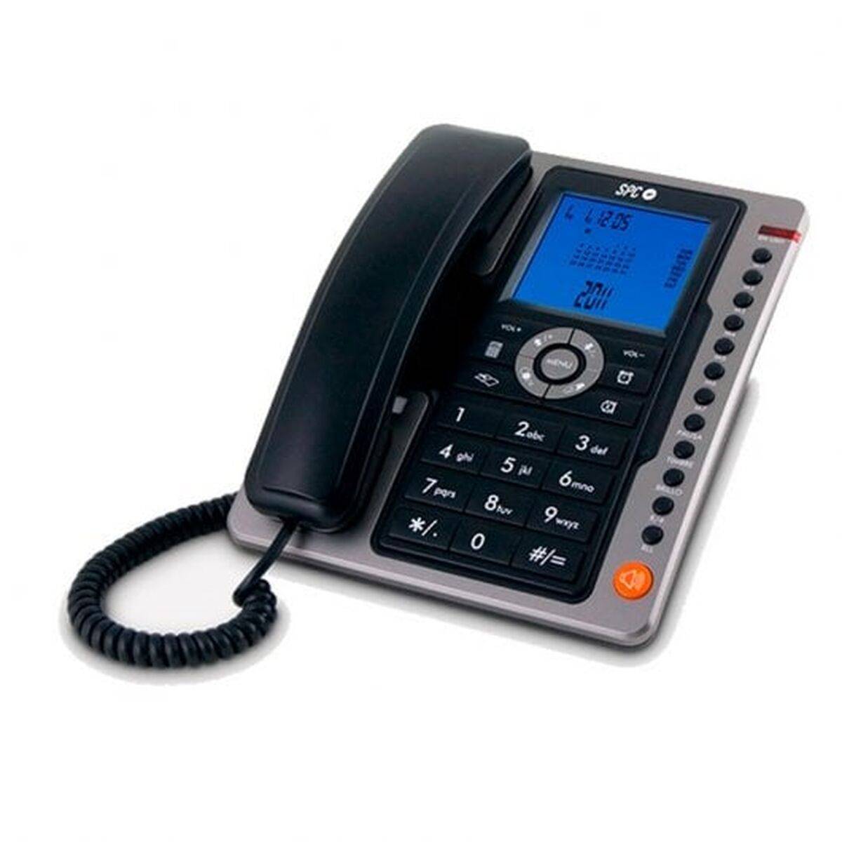 Teléfono Fijo SPC Gramo Azul Negro