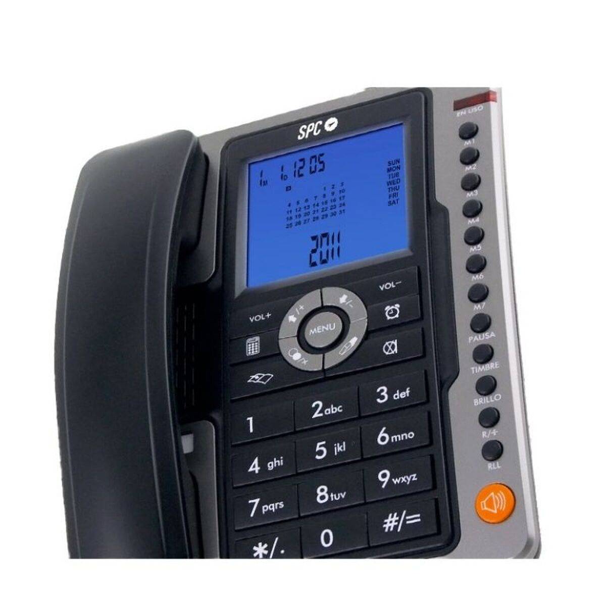 Teléfono Fijo SPC Gramo Azul Negro