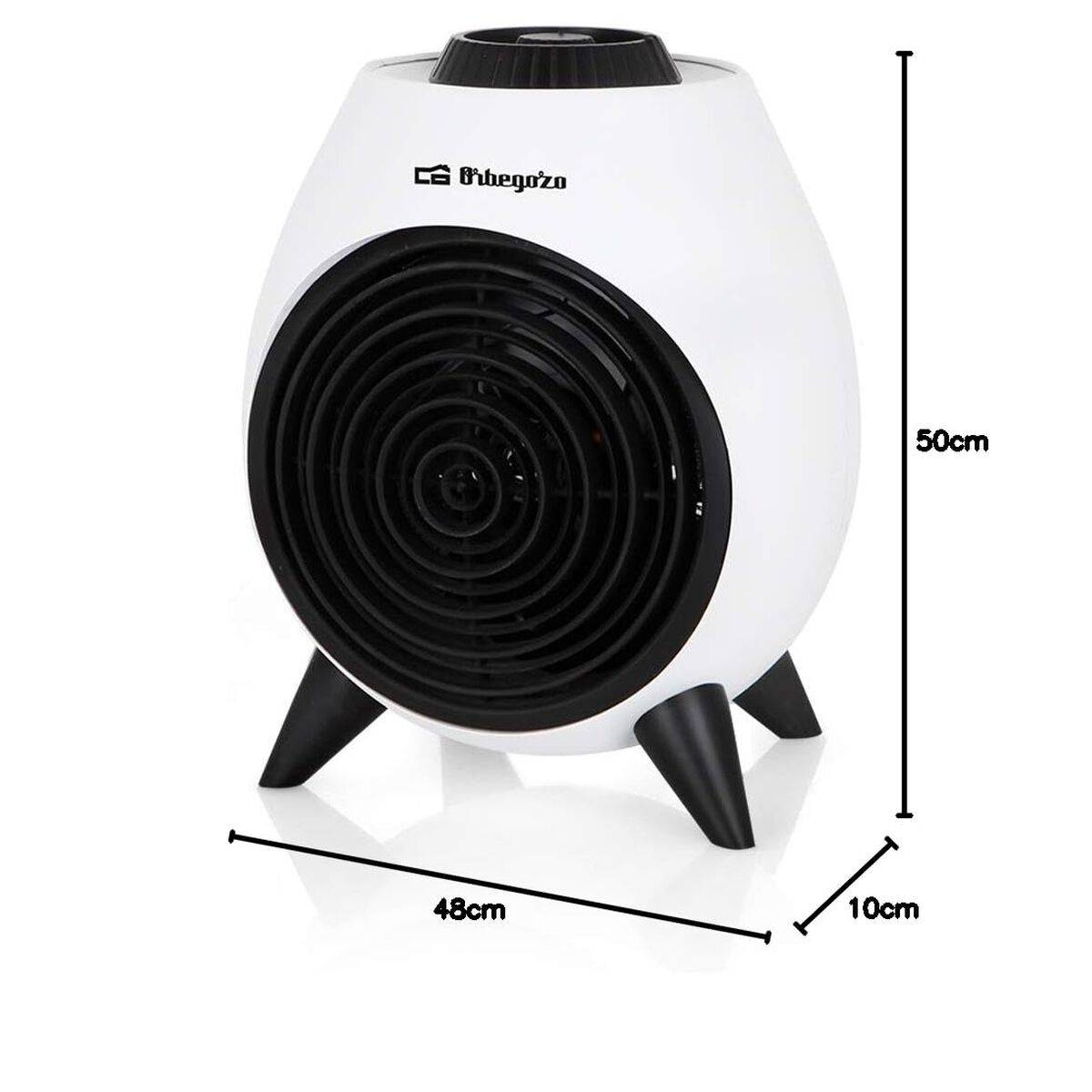 Calefactor Orbegozo 17365 Negro 1000 W 2000 W