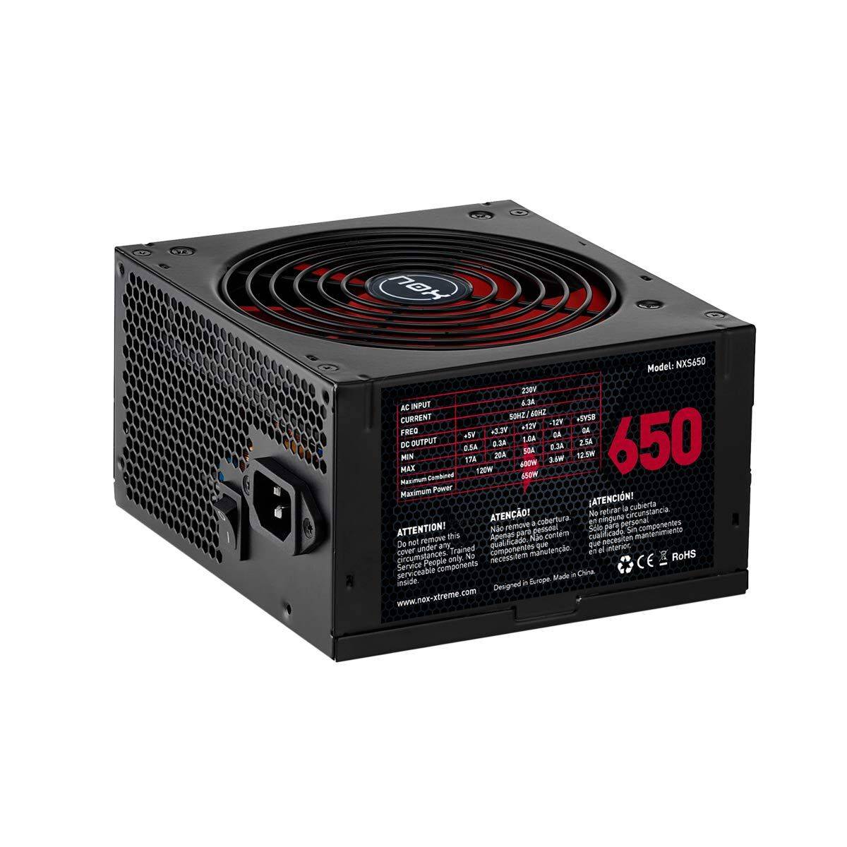 Fuente de Alimentación Nox NXS650 600 W 650 W