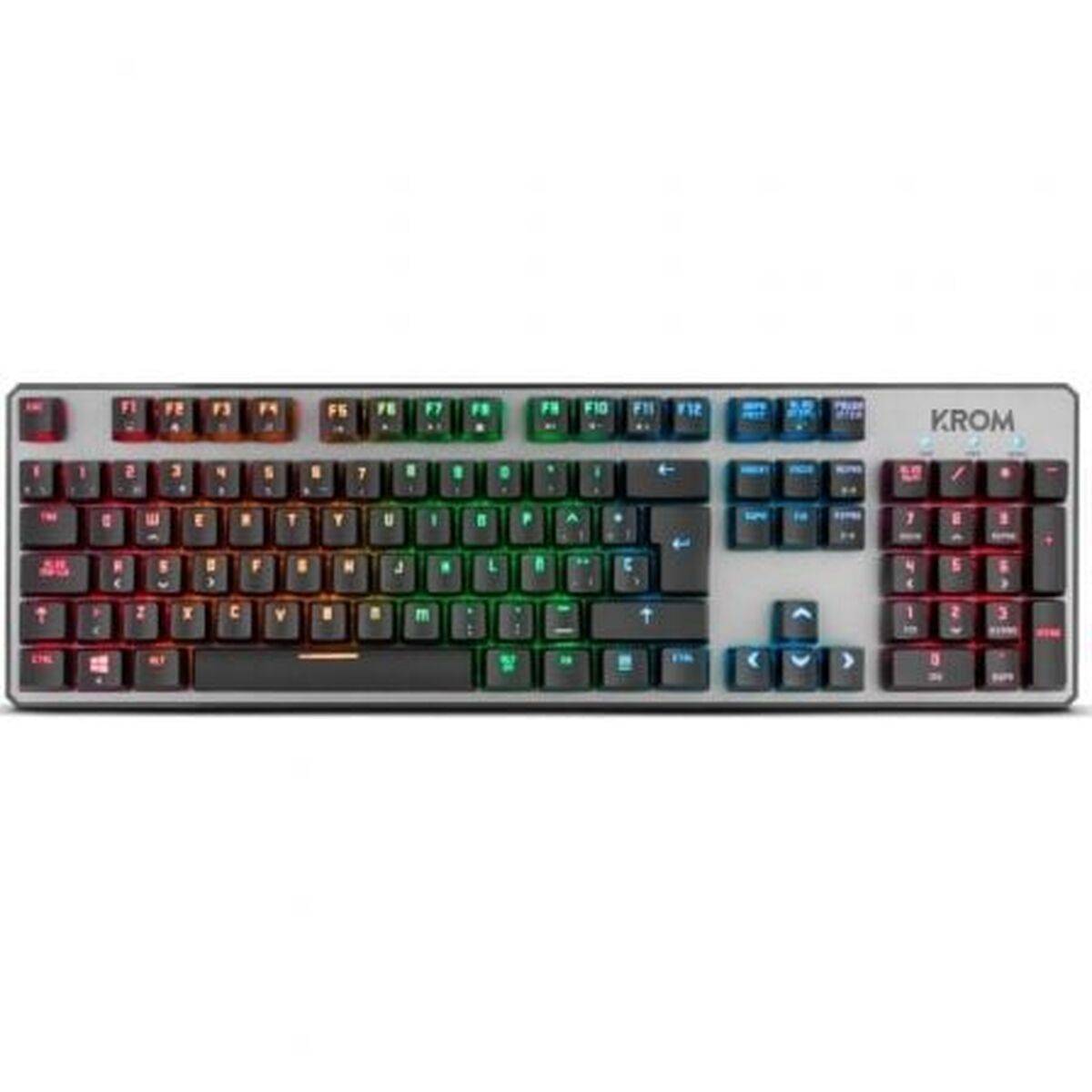 Teclado Gaming Krom Kernel Negro Qwerty Español