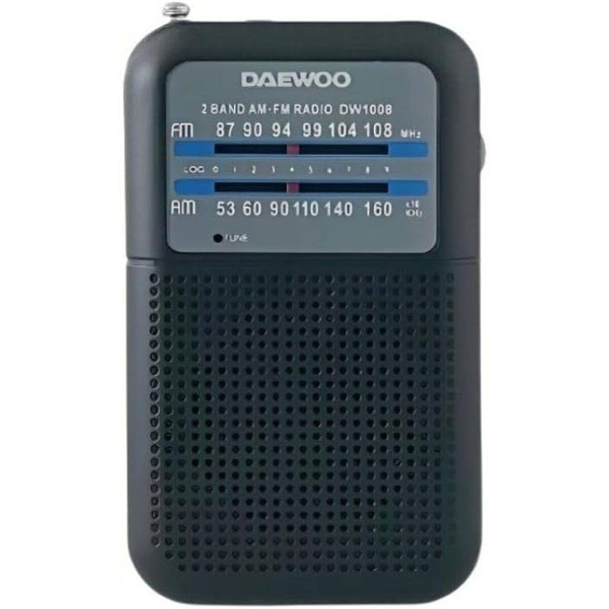Radio Portátil Daewoo DW1008GR Negro Retro
