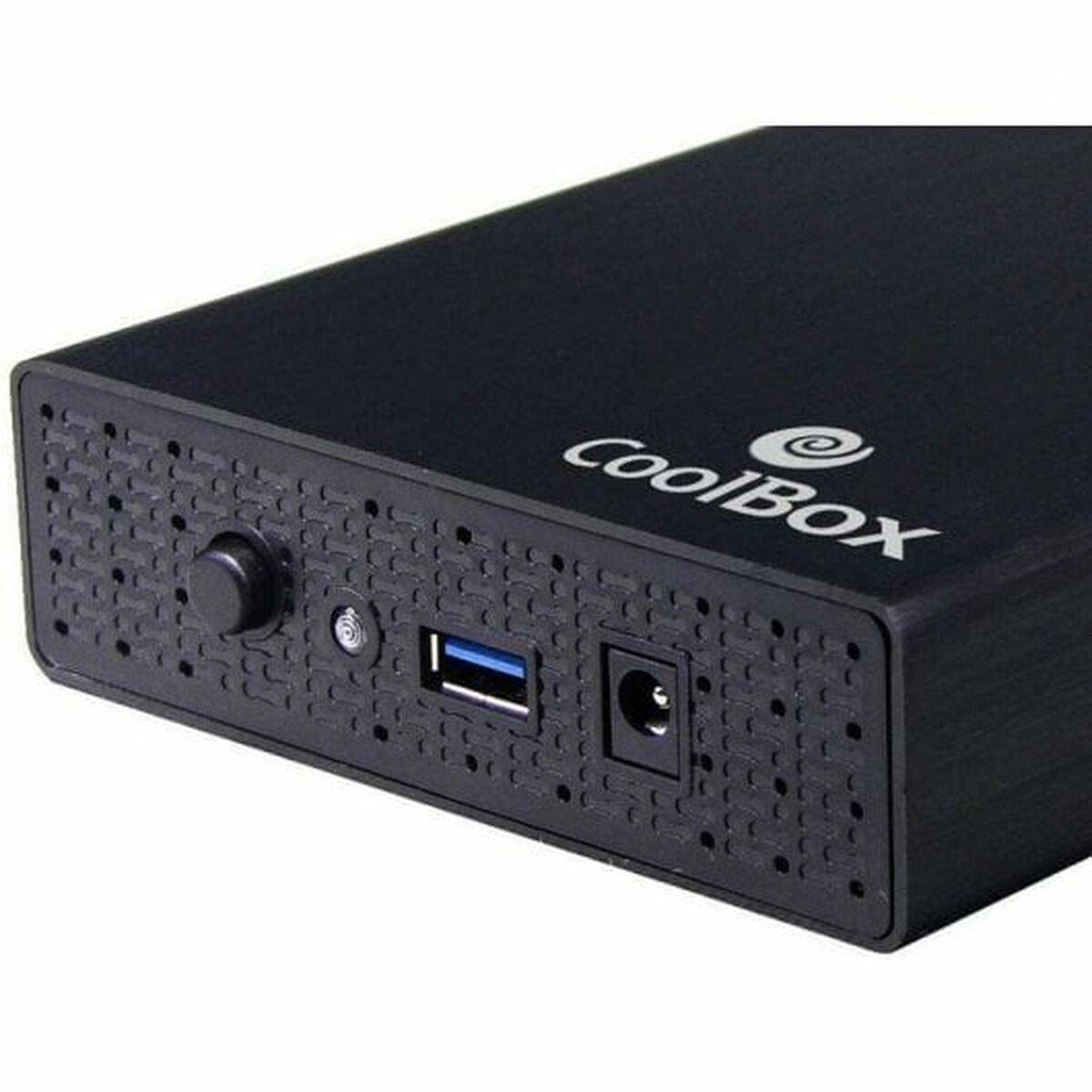 Disco Duro CoolBox SlimChase A-3533 3,5" Negro