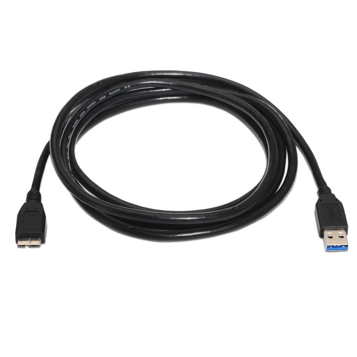 Cable USB Aisens A105-0043 Negro 1 m