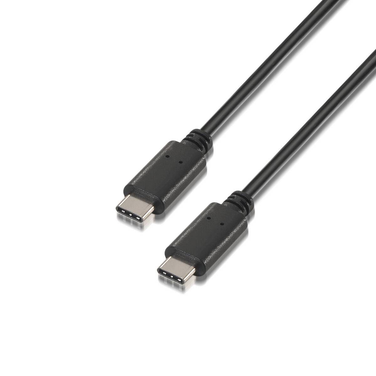 Cable de Datos/Carga con USB Aisens A107-0058 Negro 3 m