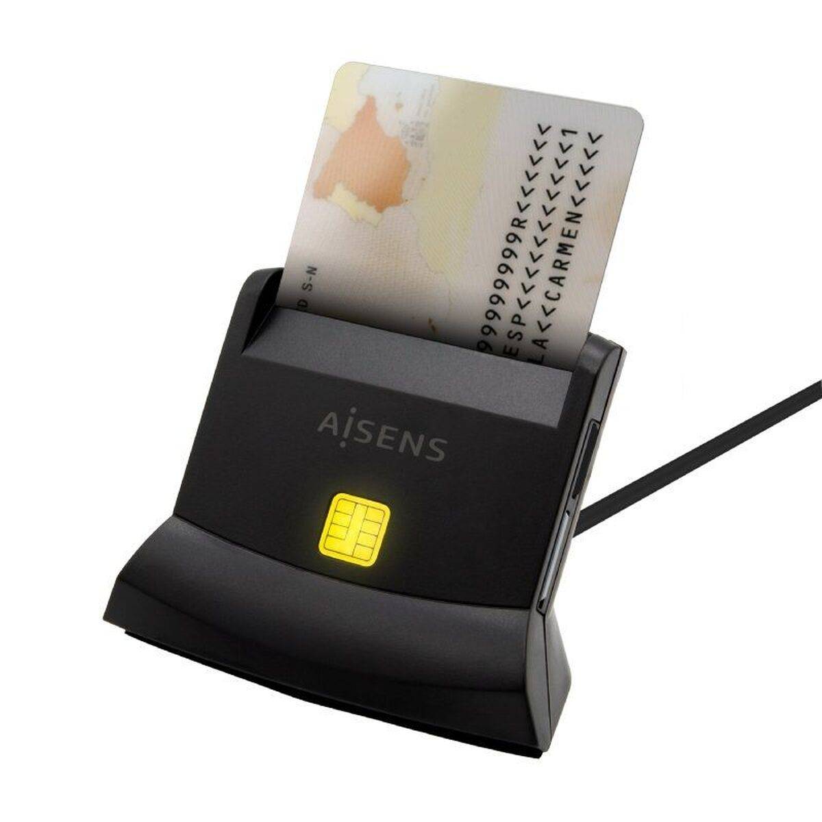 Lector de Tarjetas DNI/SIP Aisens ASCR-SN04CSD-BK