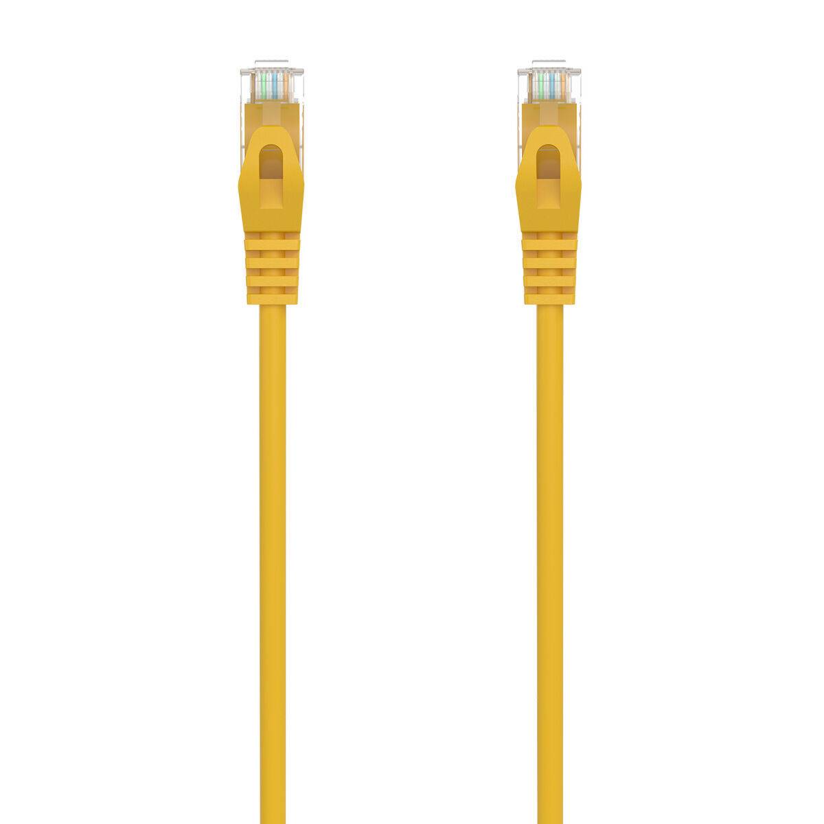Cable RJ45 Categoría 6 UTP Rígido Aisens A145-0569 Amarillo 3 m