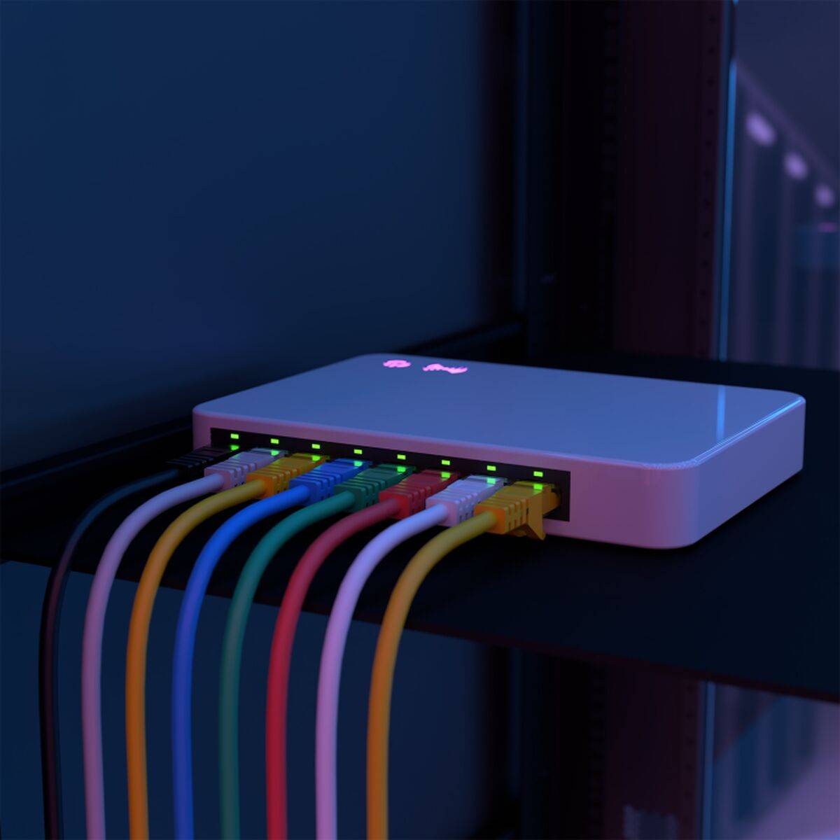 Cable RJ45 Categoría 6 UTP Rígido Aisens A145-0569 Amarillo 3 m