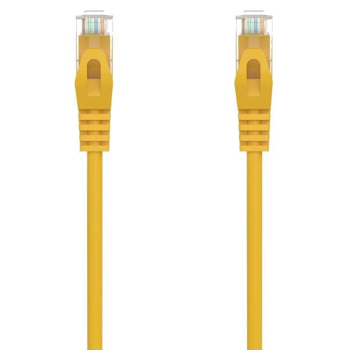 Cable RJ45 Categoría 6 UTP Rígido Aisens A145-0569 Amarillo 3 m