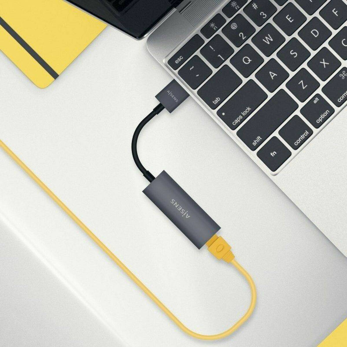 Adaptador USB a Ethernet Aisens A106-0708 Gris