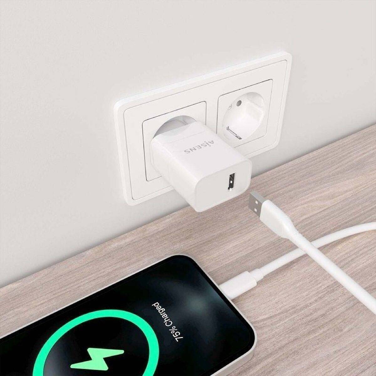Cargador de Pared Aisens A110-0853 Blanco Multicolor 50 W