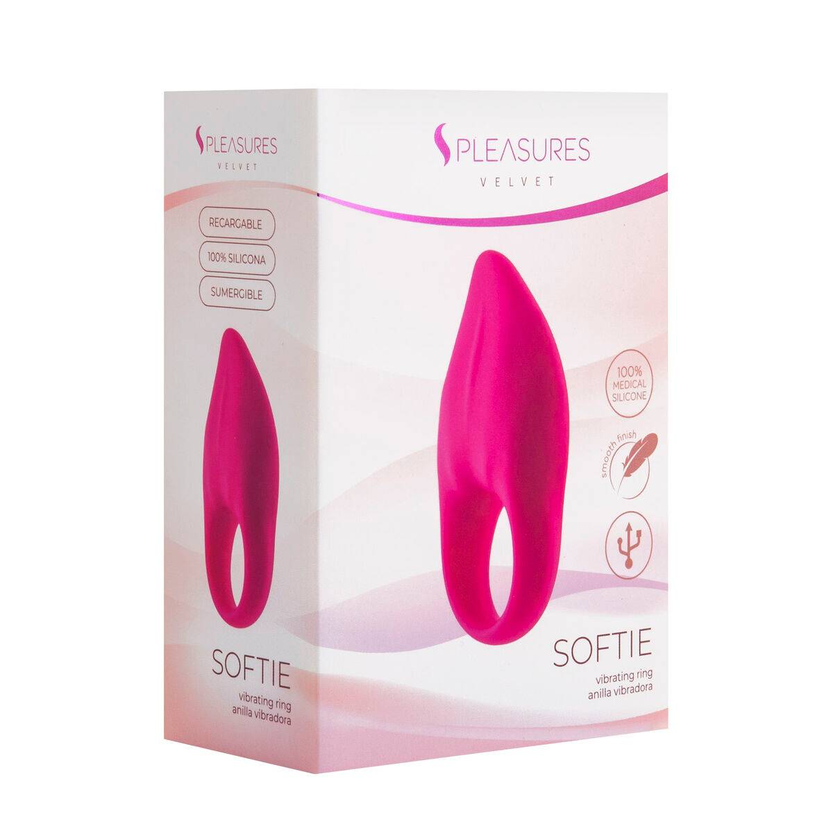 Anillo Vibrador para el Pene S Pleasures Rosa