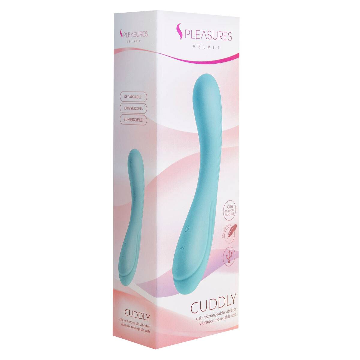 Vibrador de Punto G S Pleasures Turquesa