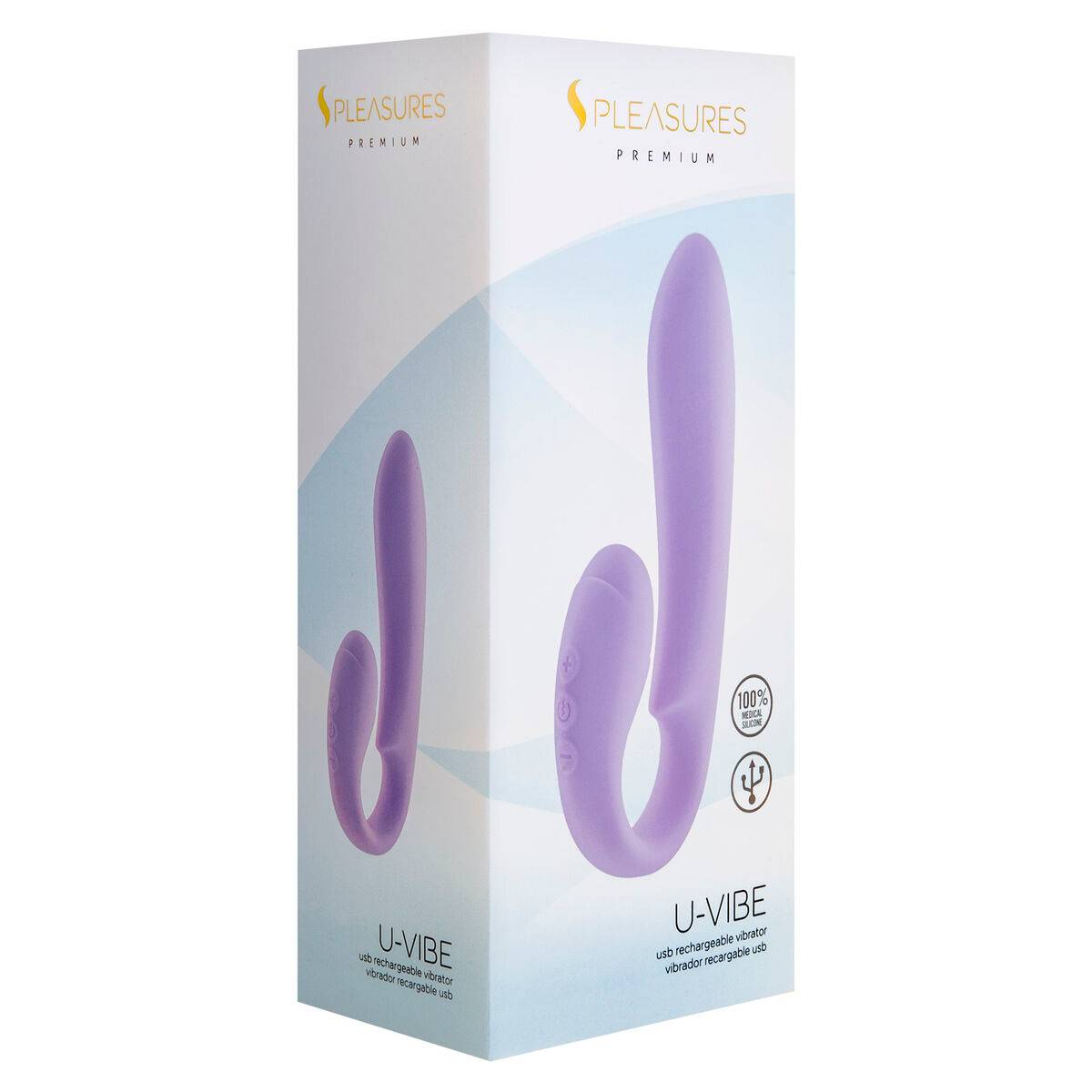 Vibrador Doble Estimulación S Pleasures Lavanda