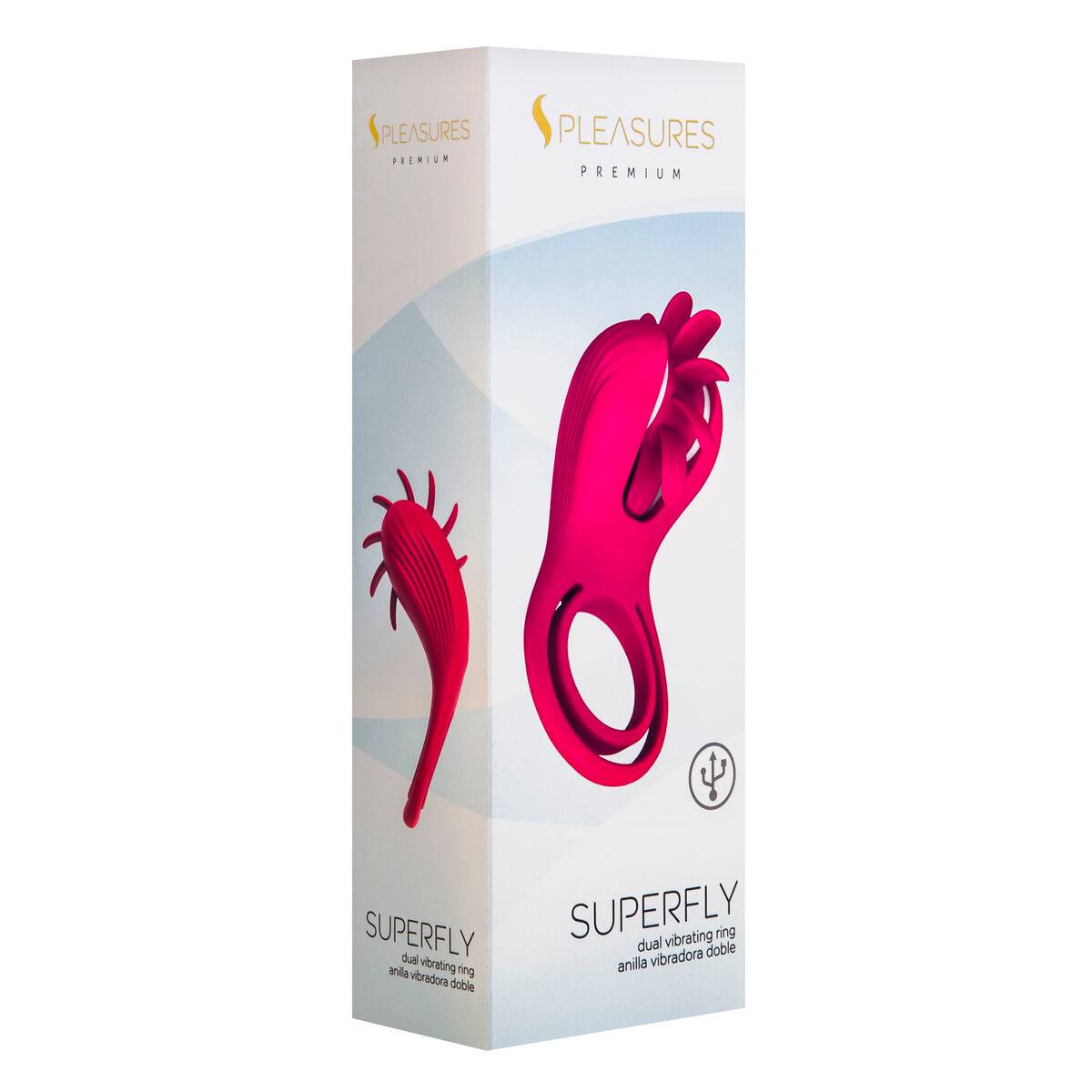 Anillo Vibrador para el Pene S Pleasures Rosa