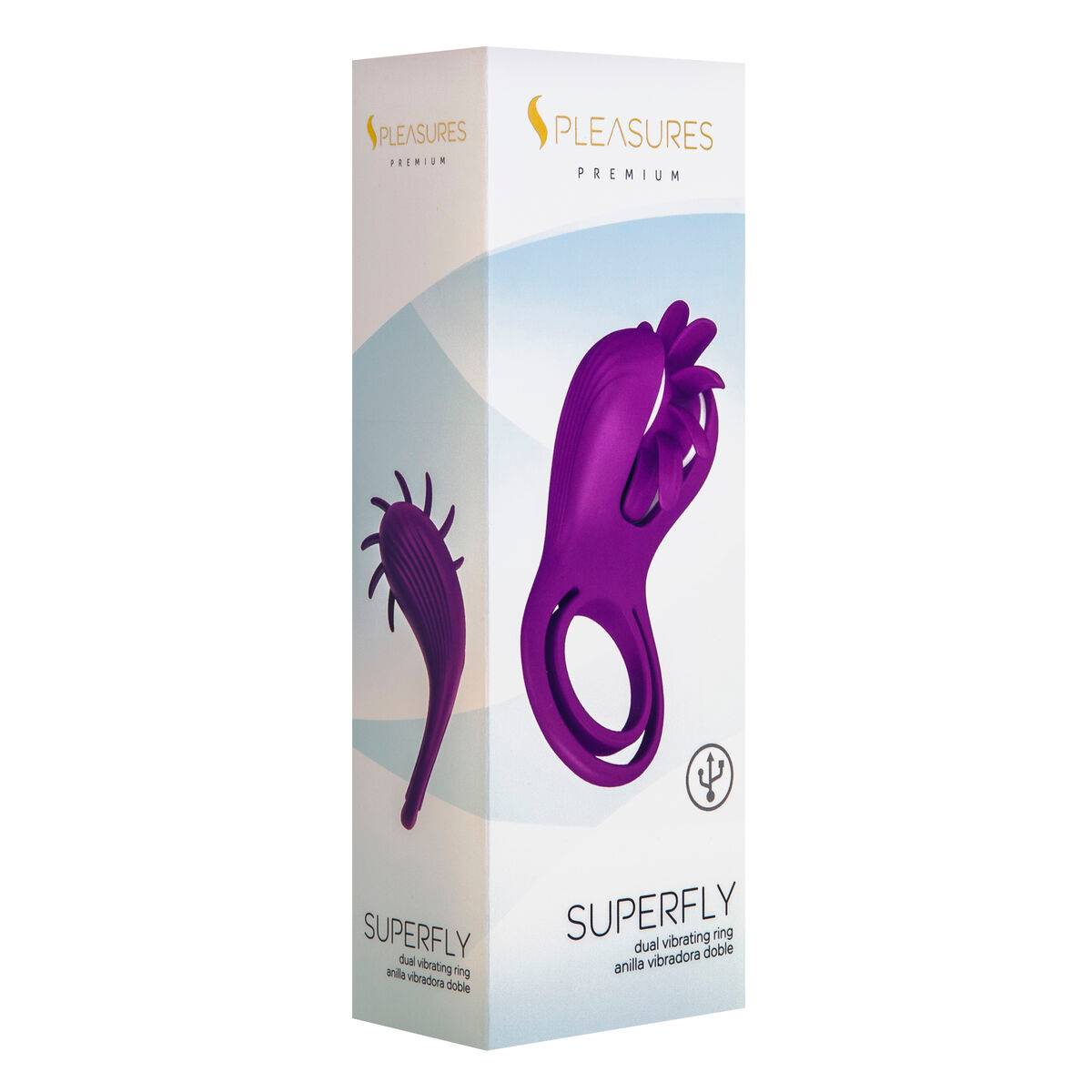 Anillo Vibrador para el Pene S Pleasures Lila