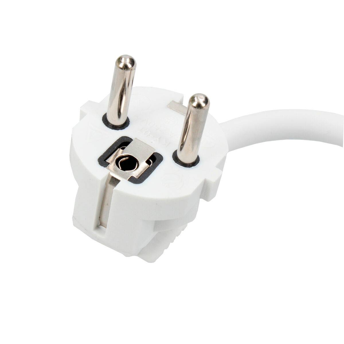 Regleta Enchufes 4 Tomas sin Interruptor TM Electron TMUAD504S Blanco 3680 W (1,5 m) (4 Unidades)