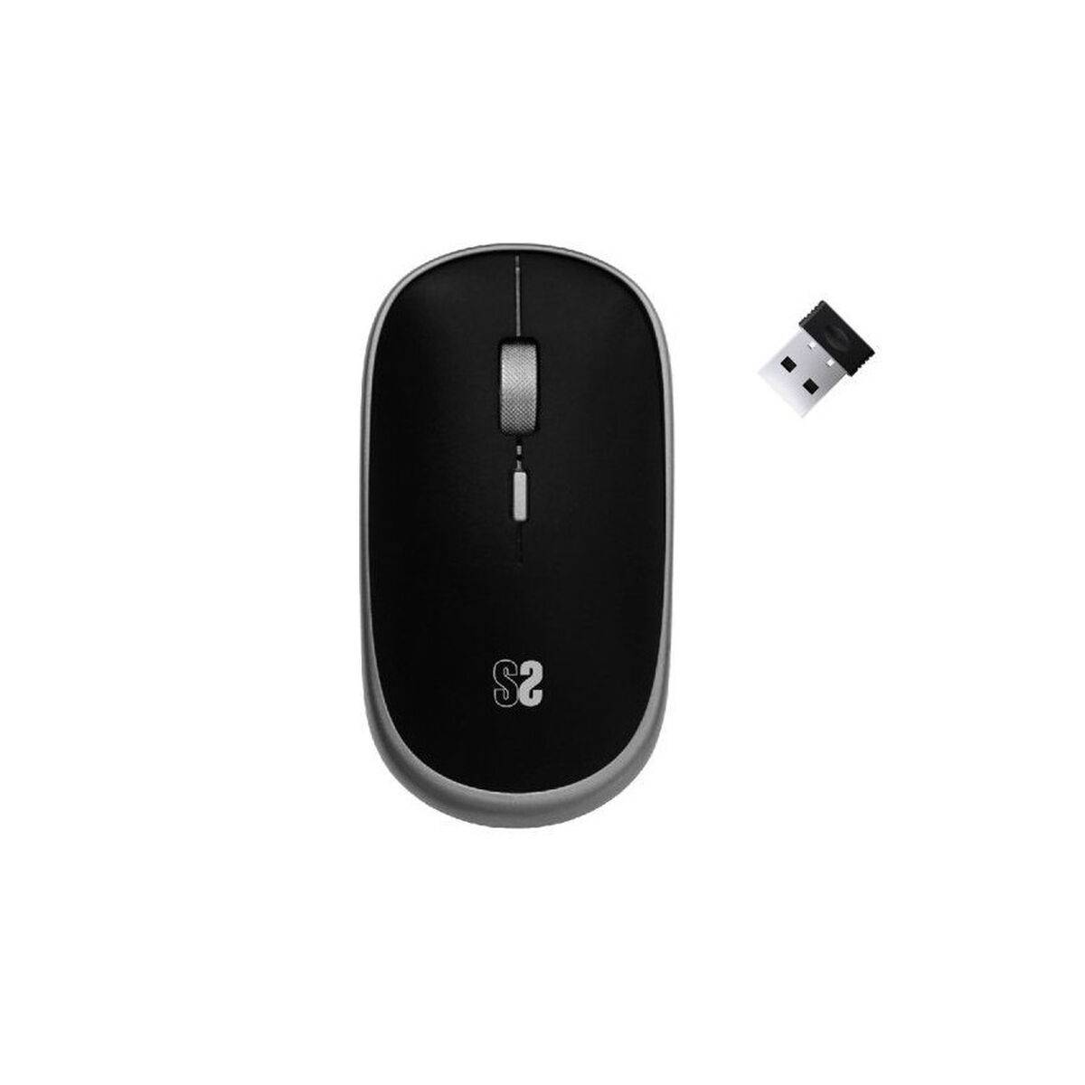 Ratón Inalámbrico Subblim SUBMORFM0002 Negro Plateado