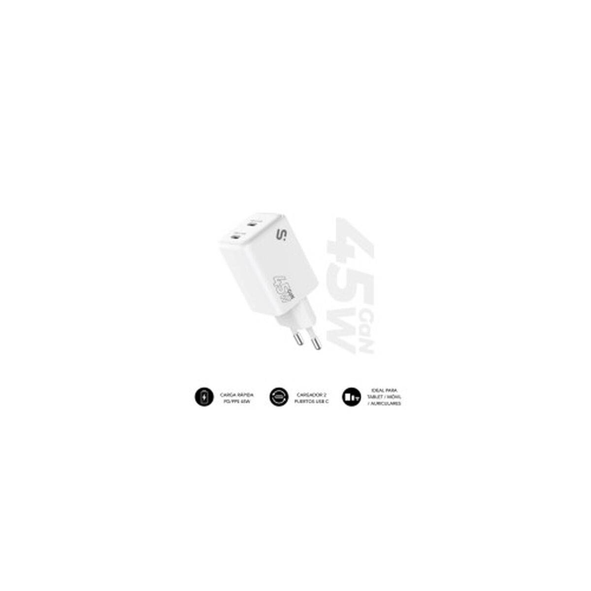 Cargador de Pared Subblim SUBCHG-6G4520 Blanco 120 W 45 W
