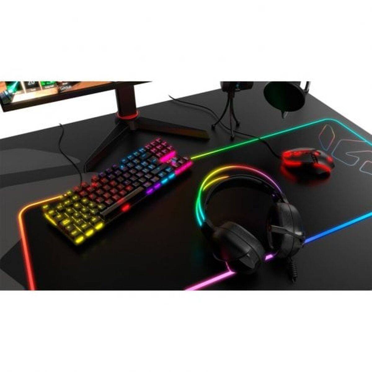 Teclado Krom Kasic TKL Negro LED RGB Retroiluminado