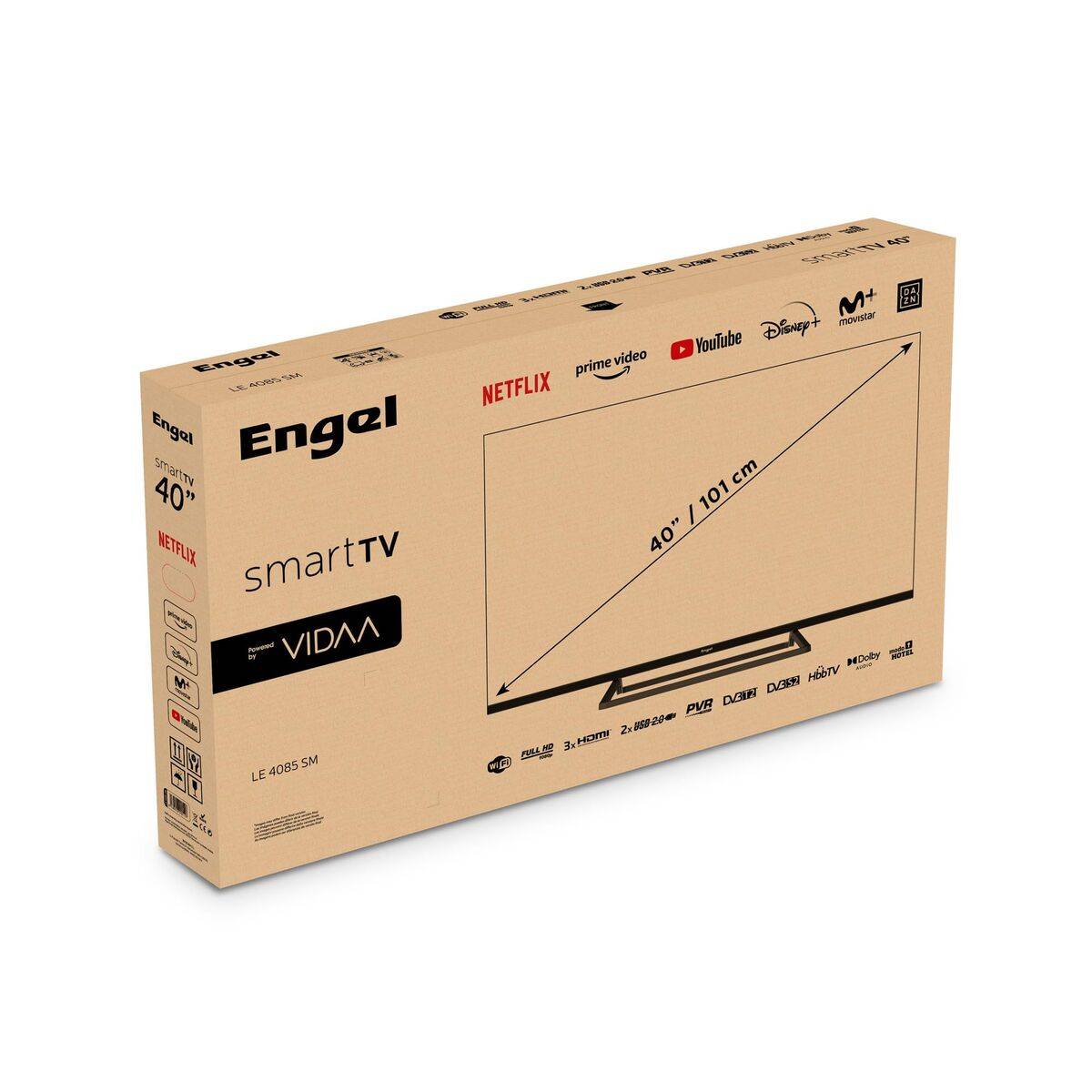 Smart TV Engel LE4086SM 40 40" Full HD LED PVR DVB-T2