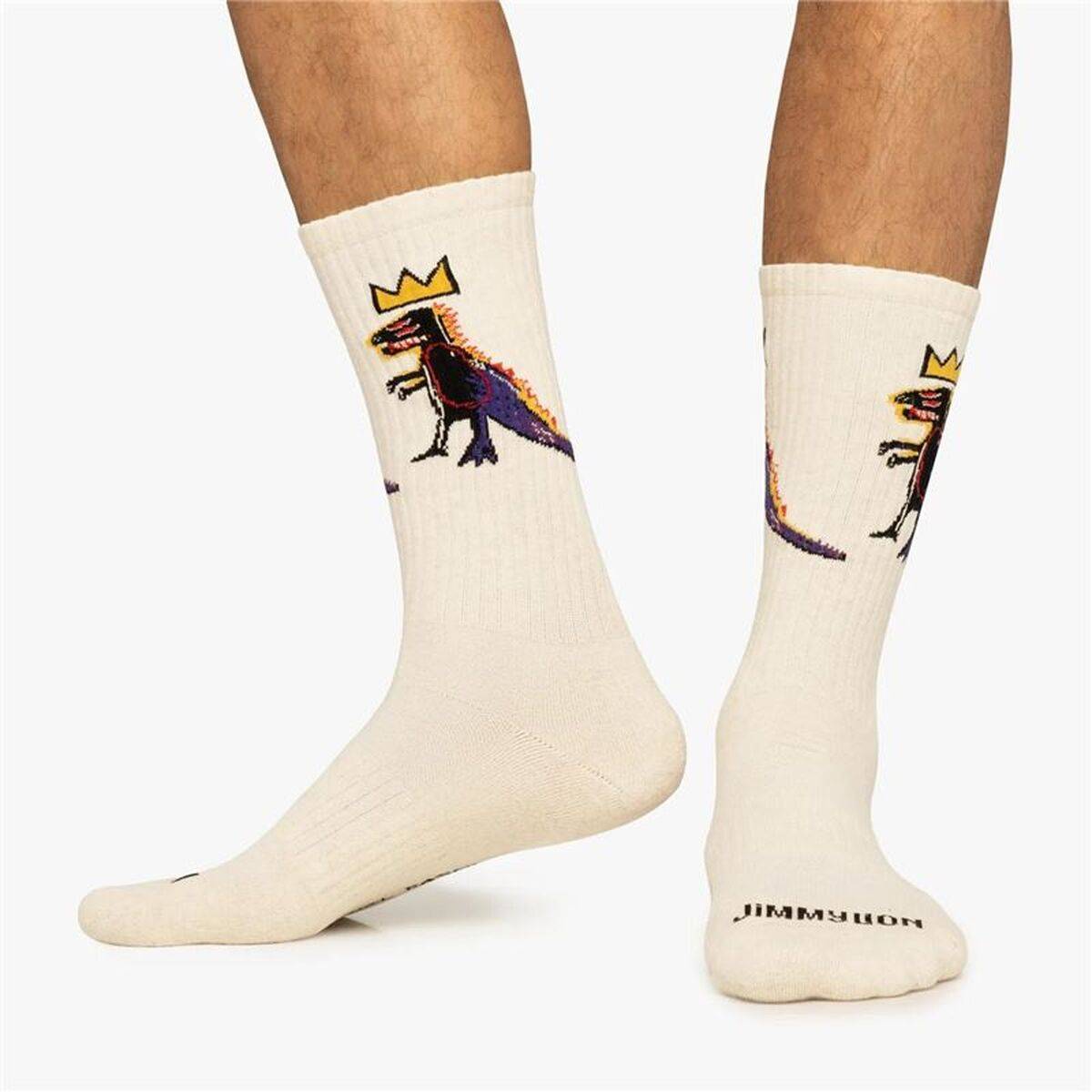 Calcetines Jimmy Lion Athletic Basquiat Pez Dis Marrón