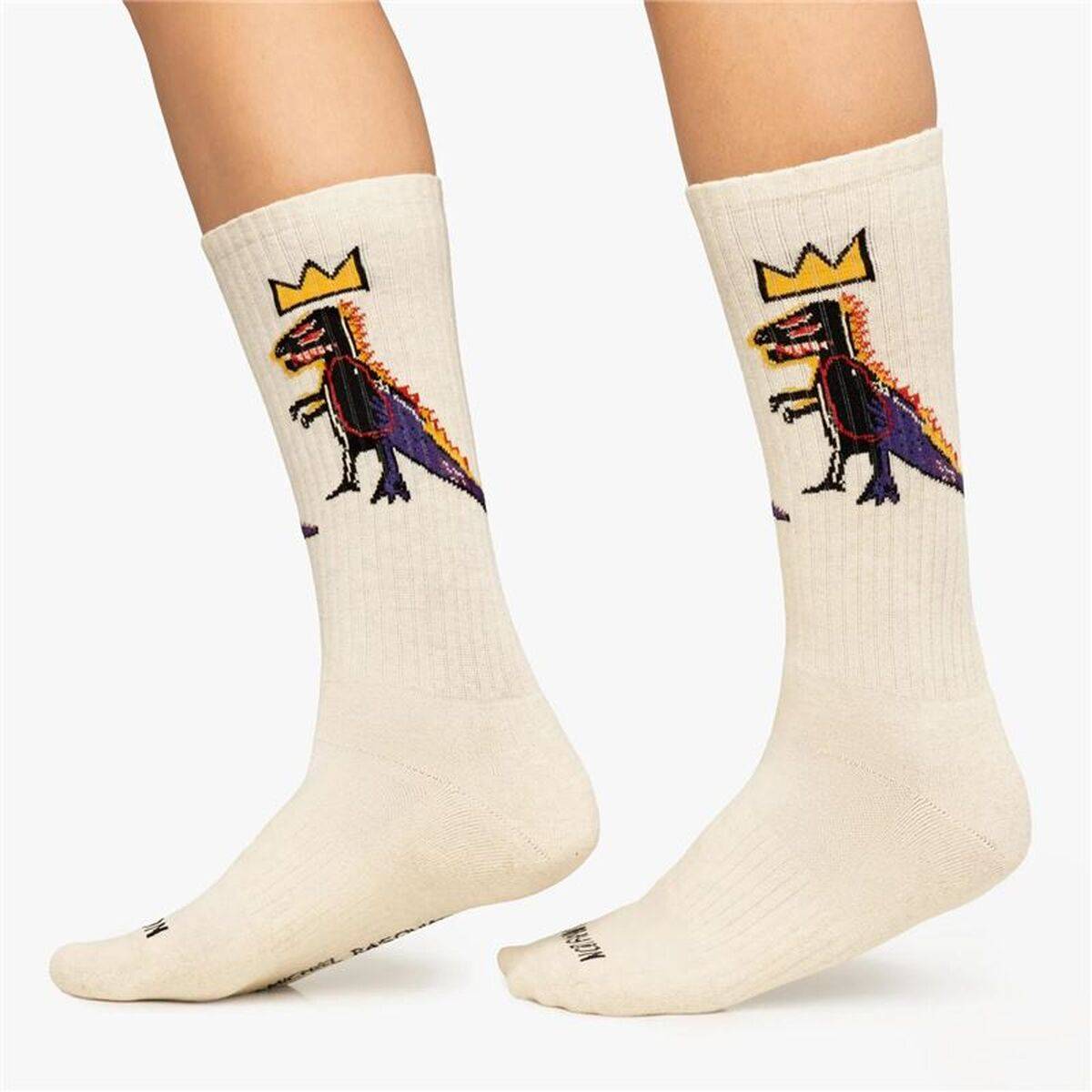 Calcetines Jimmy Lion Athletic Basquiat Pez Dis Marrón