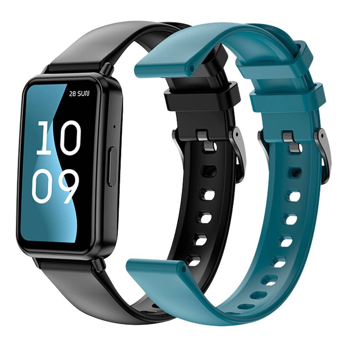 Pulsera de Actividad SPC 9654N Negro Plateado