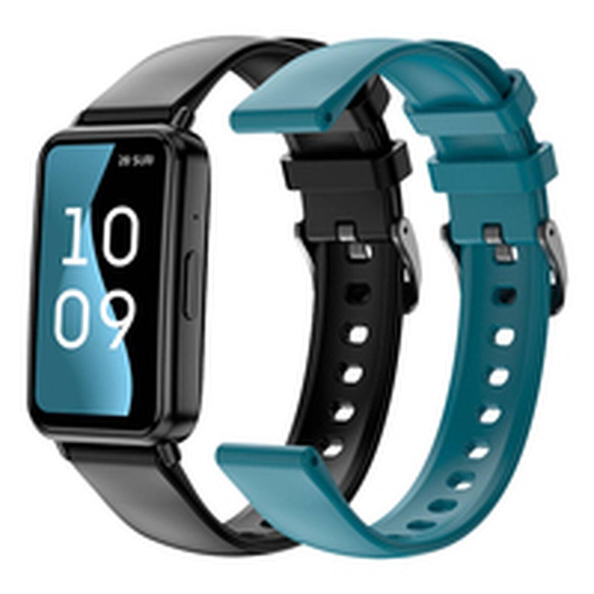 Pulsera de Actividad SPC 9654N Negro Plateado