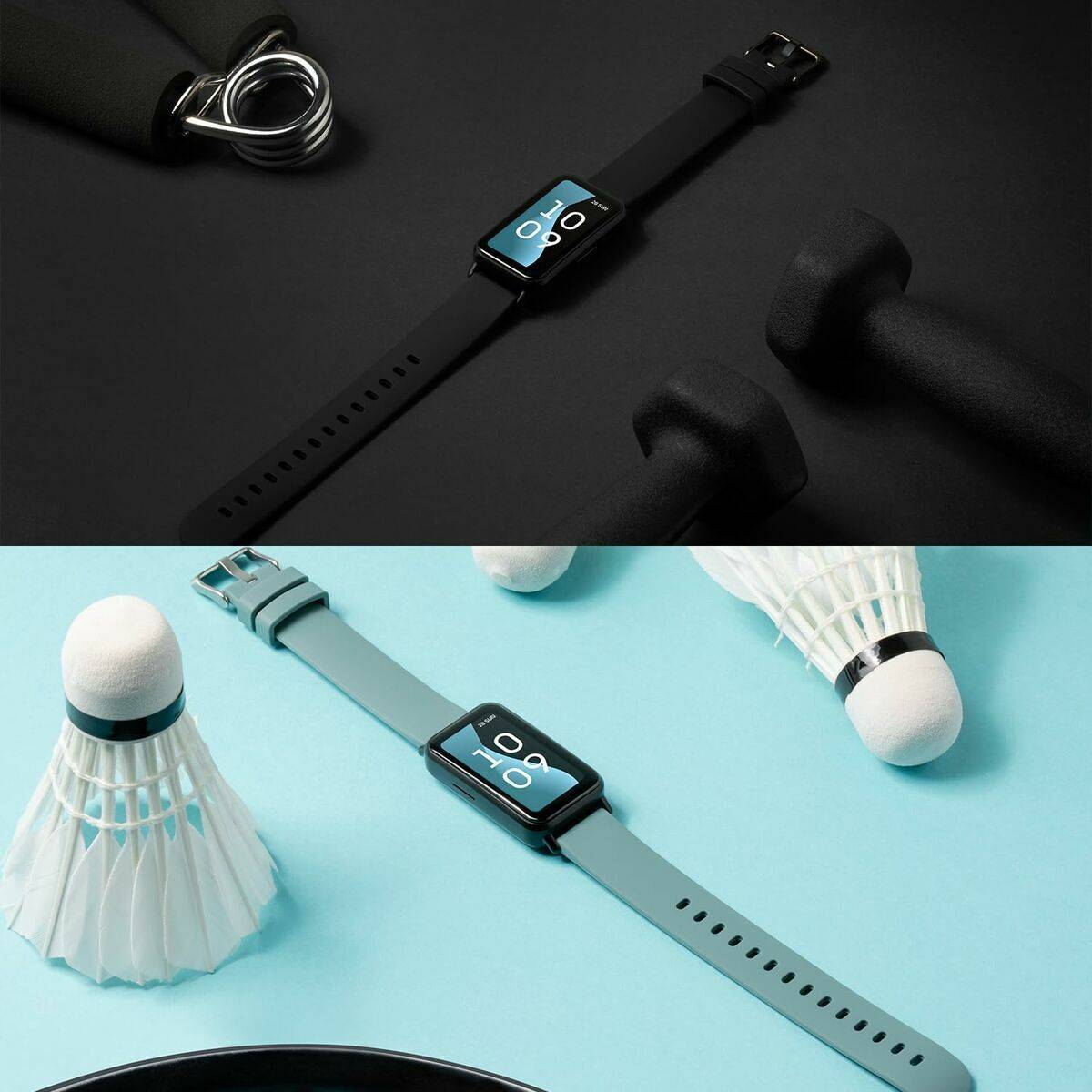 Pulsera de Actividad SPC 9654N Negro Plateado