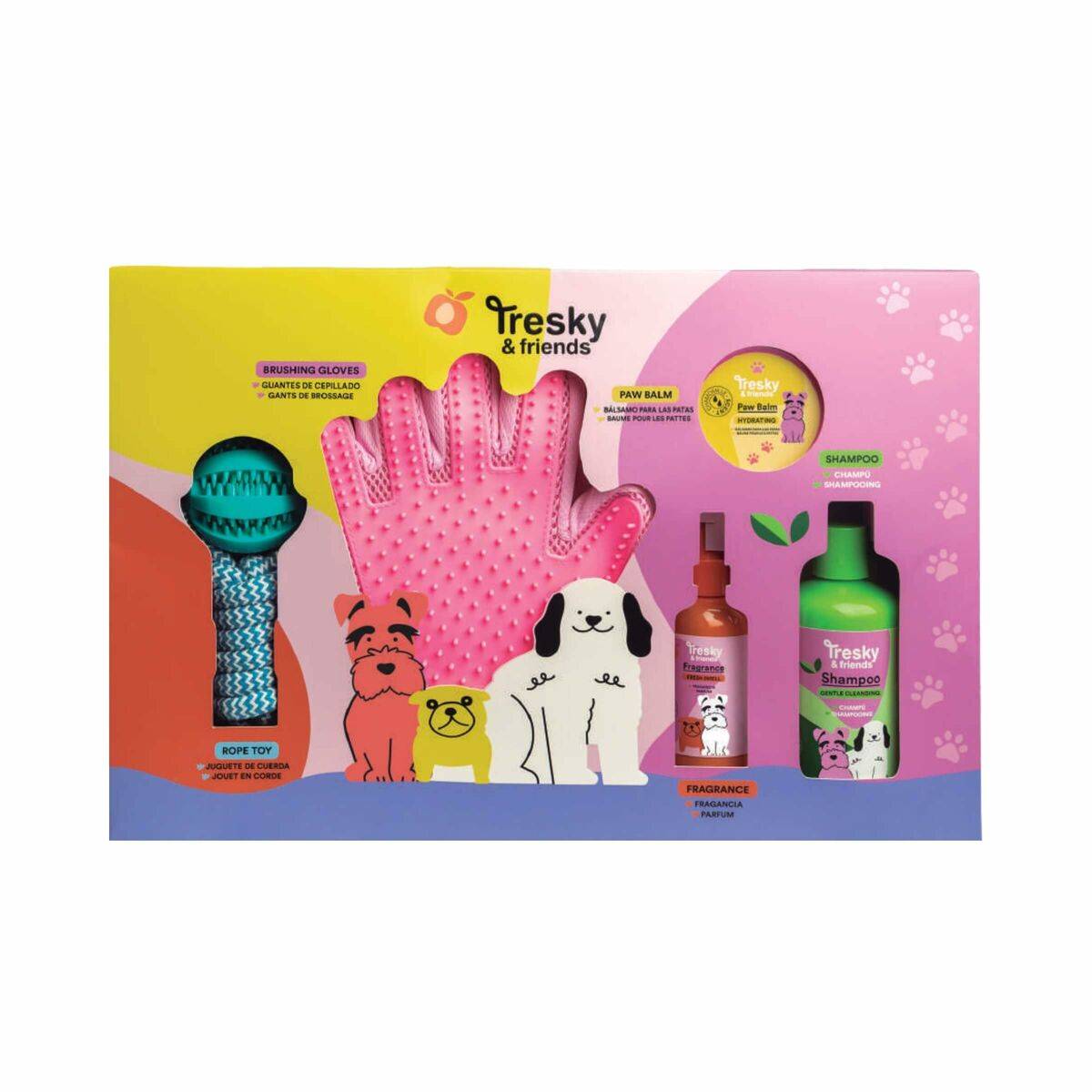 Set de higiene Tresky & Friends 5 Piezas