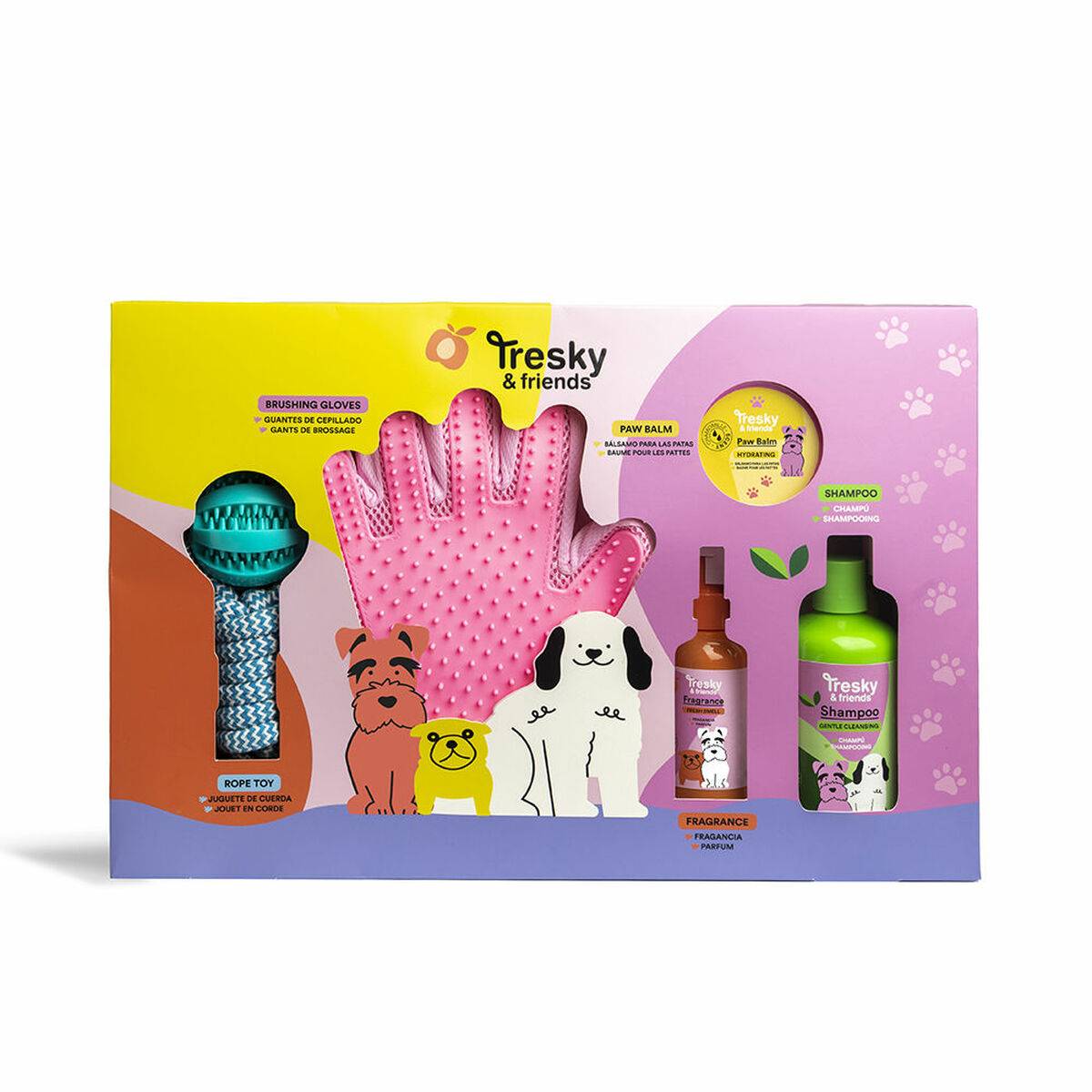 Set de higiene Tresky & Friends 5 Piezas