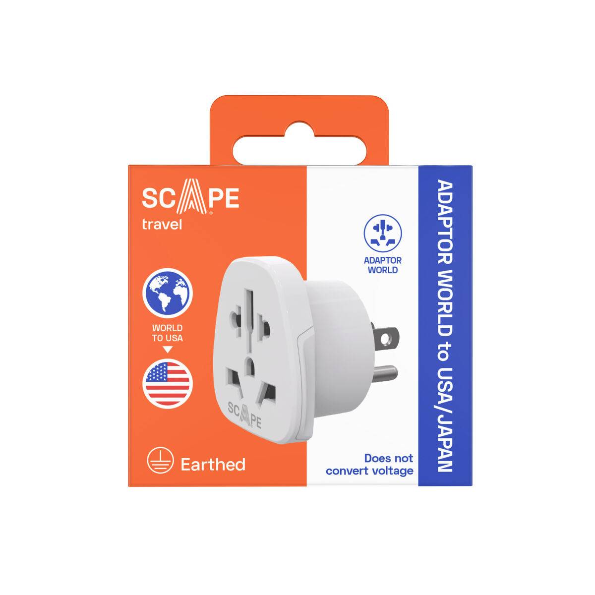 Scape Travel Adaptador de viaje Internacional a US