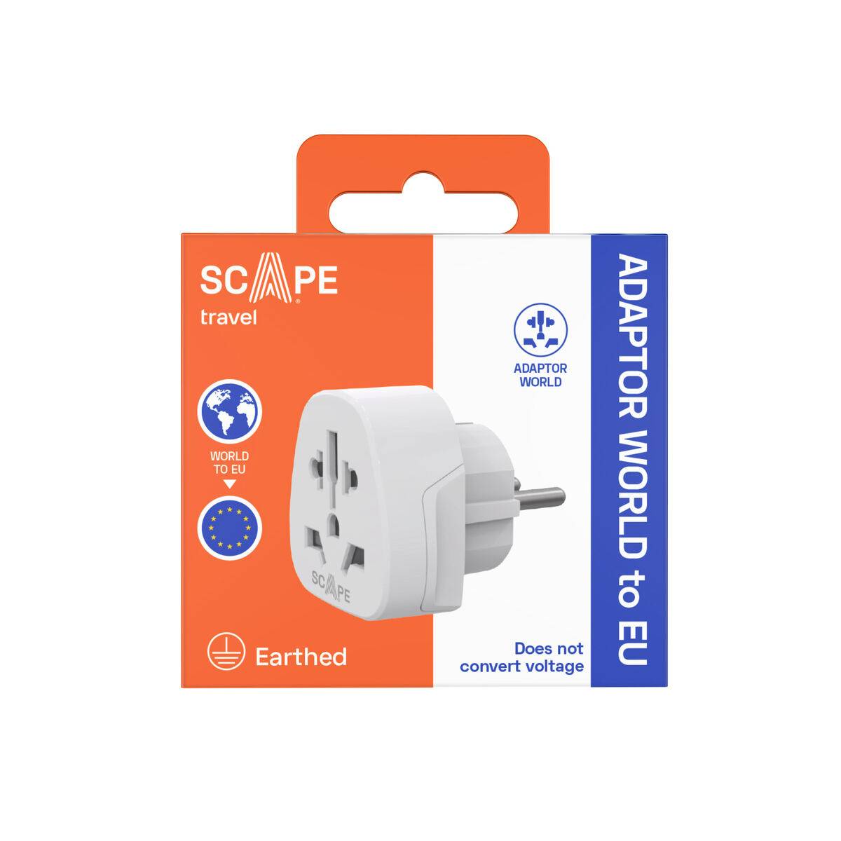 Scape Travel Adaptador de viaje Internacional a Schuko