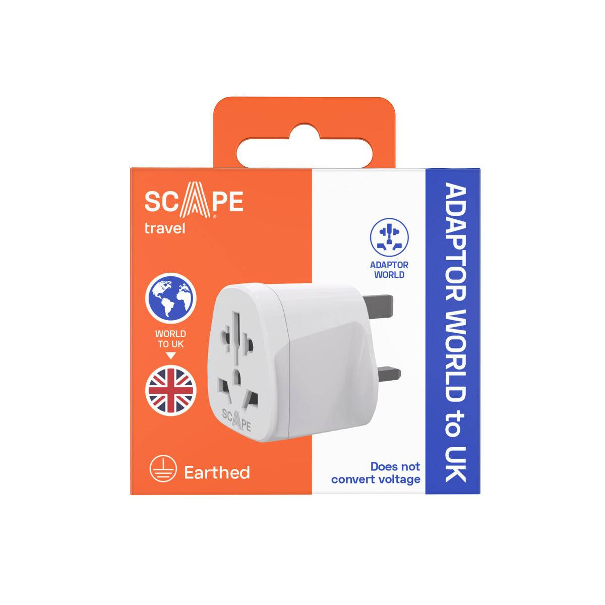 Scape Travel Adaptador de viaje Internacional a UK