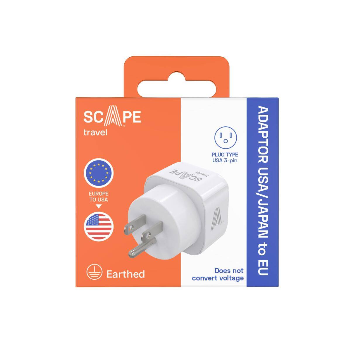 Scape Travel Enchufe Adaptador Schuko a US