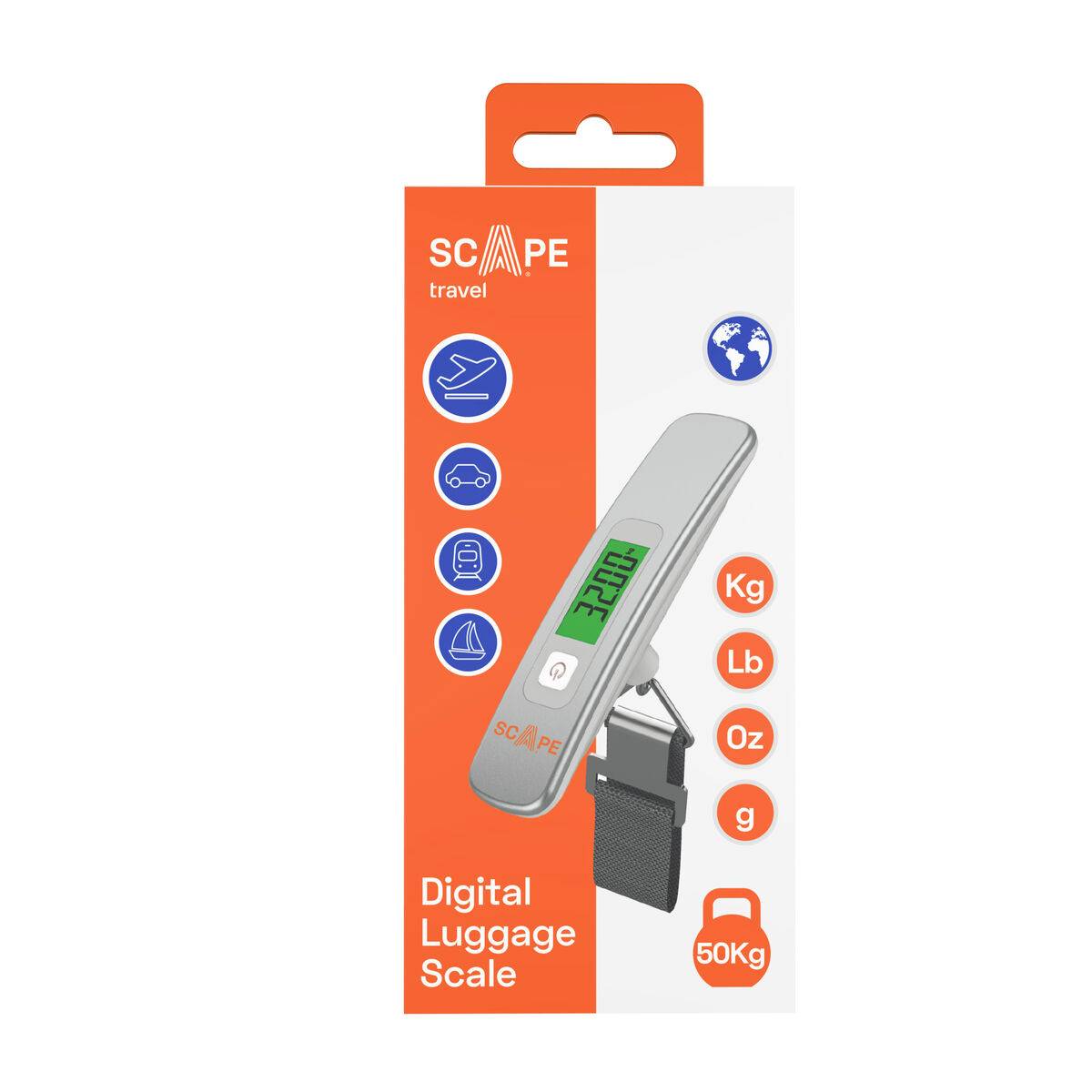 Báscula Digital para Equipajes Scape Travel ELS30