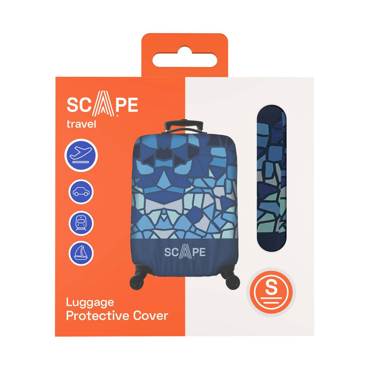 Scape Travel funda protectora de maleta talla S azul