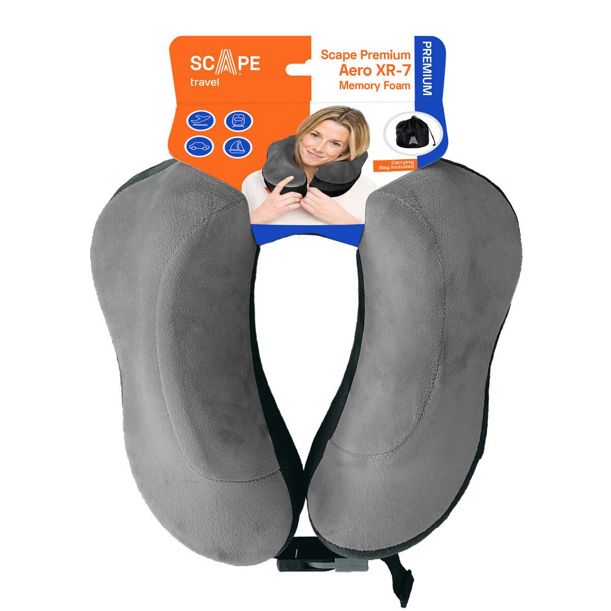 Cojín Cervical Scape Travel Gris